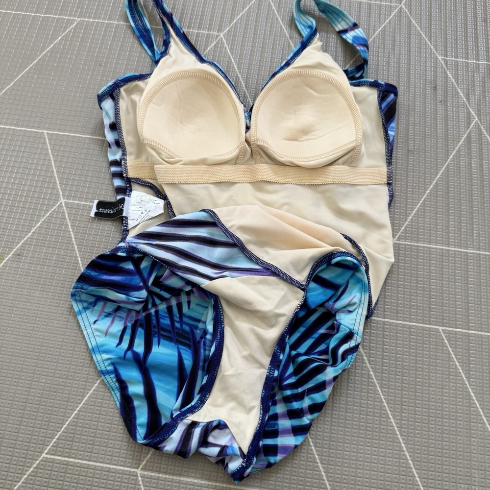 Miraclesuit Palm Reader Oceanus One Piece Swimsuit 12 Multicolor - Picture 3 of 5